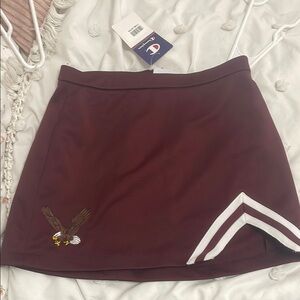 Champion Burgundy Skirt with Eagle Patch